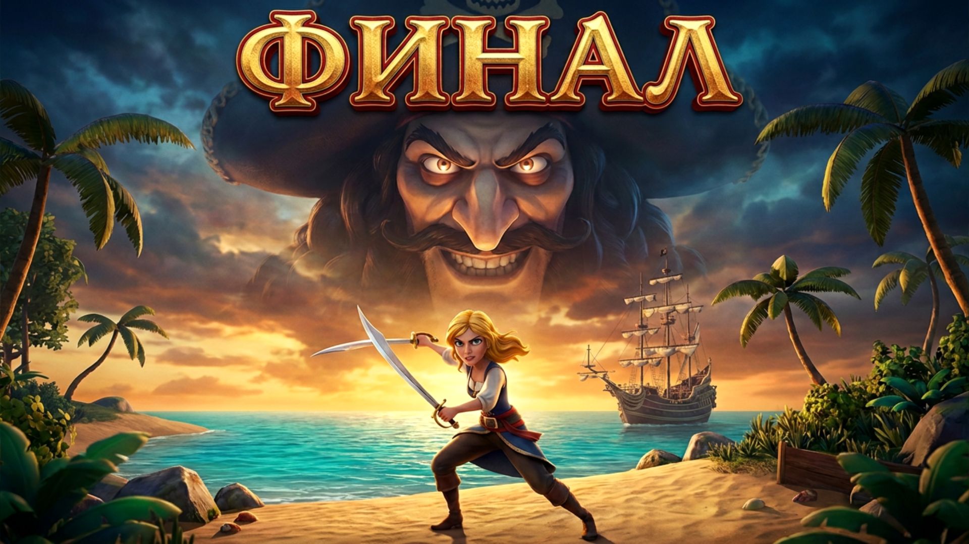 CAPTAIN SABERTOOTH AND THE MAGIC DIAMOND #4 - ФИНАЛ - Остров Мага Хана