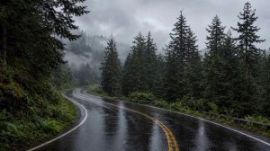 ДОЖДЬ • Лесная дорога 🌧️ звук дождя для сна, отдыха и глубокого расслабления без грома • релакс