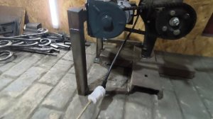 электропривод для станка холодной ковки из мини тали