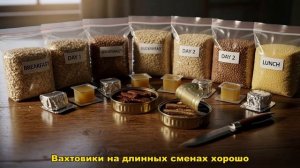 Горячая еда за 50 рублей без газа и плиты： трюки вахтовиков с севера