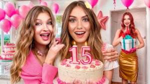 [Тим Тин] - Мой День Рождения Мечты в 15 Лет! Меня Удочерила Богатая vs Бедная Мама