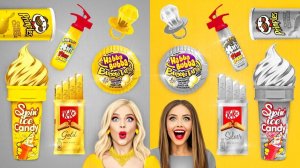 ЗОЛОТАЯ vs СЕРЕБРЯНАЯ ЕДА ЧЕЛЛЕНДЖ # Целый день едим продукты золотого и серебряного цвета от RATAT