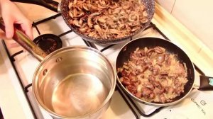 Нежное и сочное блюдо. Куриные сердечки с грибами в сливочном соусе. Обзор приготовления