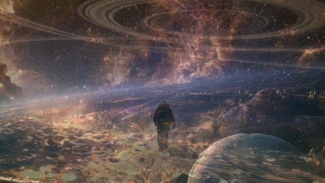 Цитадели на орбите - Небесная эмбиент-музыка и атмосфера разрушенного Космического храма - 4K смотреть онлайн