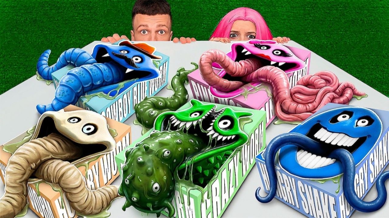 Я ОТКРЫЛ лего набор Hungry Snake и Hungry Worm в 3:00 ночи !!! смотреть онлайн