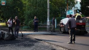 Финальный аккорд преображения: у детсада «Росинка» в Абакане новые асфальт, парковка и тротуар