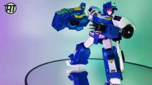 Mini Metal Cardbot Blue Cop