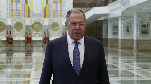Министр С.В.Лавров по итогам переговоров с Президентом Беларуси А.Г.Лукашенко, Минск, 15 июня 2026
