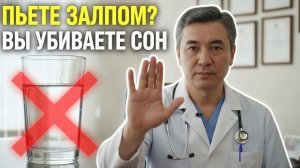 Почему вы встаете в туалет каждую ночь: Прекратите пить воду неправильно!