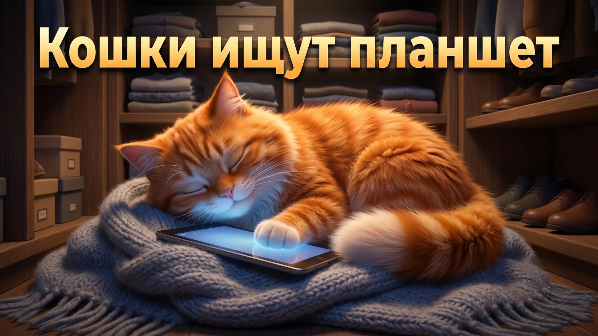 Сериал про кошечку Бусю: 44 серия. Кошки ищут планшет