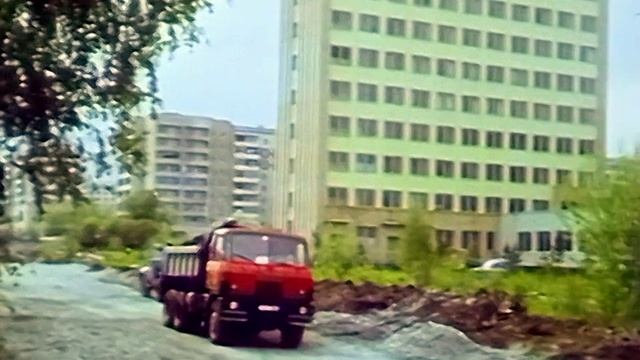 1989 год. Тюмень. Строительство Профсоюзного моста