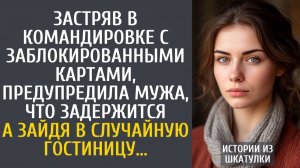 Истории из жизни Застряв в командировке с заблокированными картами предупредила мужа, что задержится