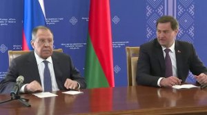 Совместная пресс-конференция С.Лаврова и М.Рыженкова, Минск, 15 июня 2026 года
