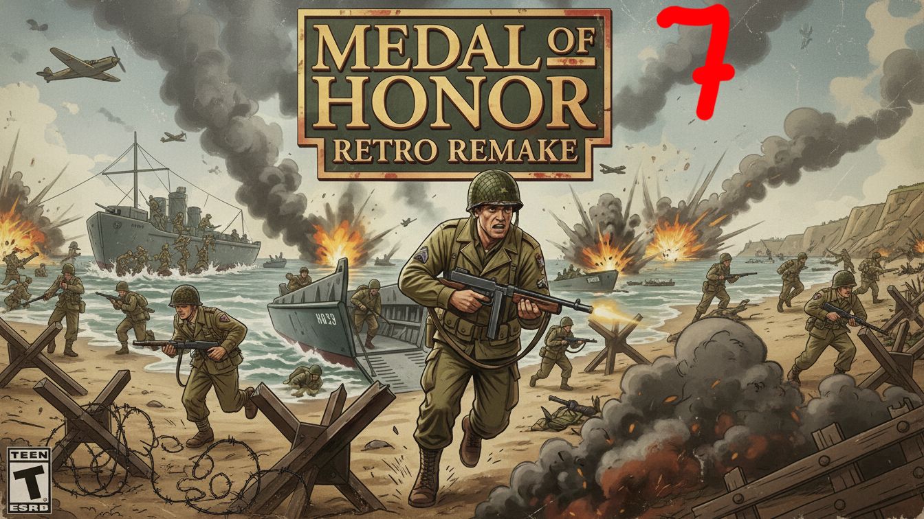 Прохождение Medal of Honor: Retro Remake 7 Meeting Greta