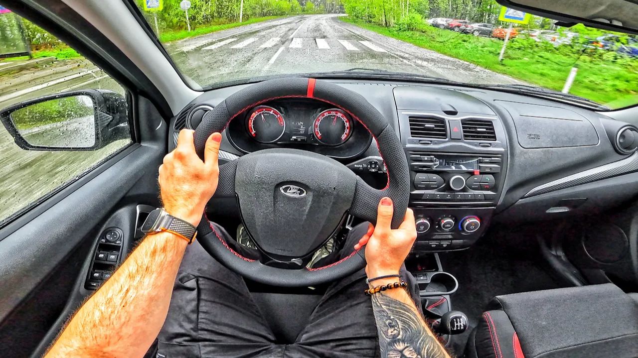2026 LADA Granta Sport 1.6 MT - POV ТЕСТ-ДРАЙВ смотреть онлайн