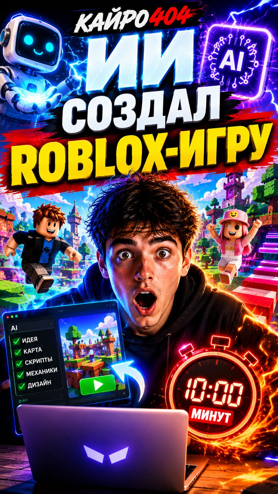 ИИ СОЗДАЛ ROBLOX-ИГРУ #4