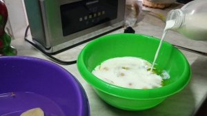 Дела в доме.Дуська гуляет. Готовлю салат и омлет.