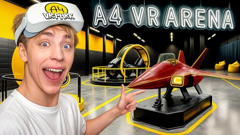 Я Открыл ОГРОМНЫЙ VR-ПАРК ! а4