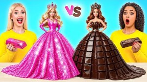 Челлендж с шоколадной vs настоящей едой