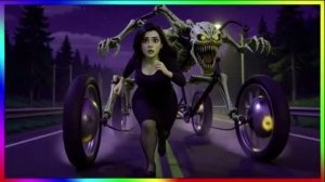 МУЛЬТИКИ Про Скелетов: Веселая ПОГОНЯ На Мотоцикле 🏍️💀
