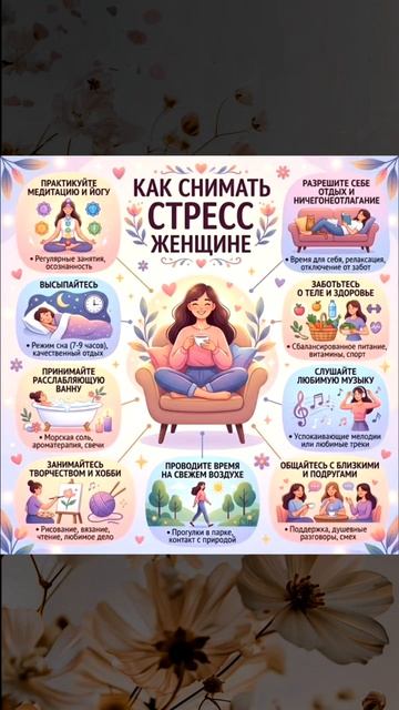 Как снимать стресс женщине