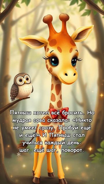 Пятныш и неуклюжие ноги