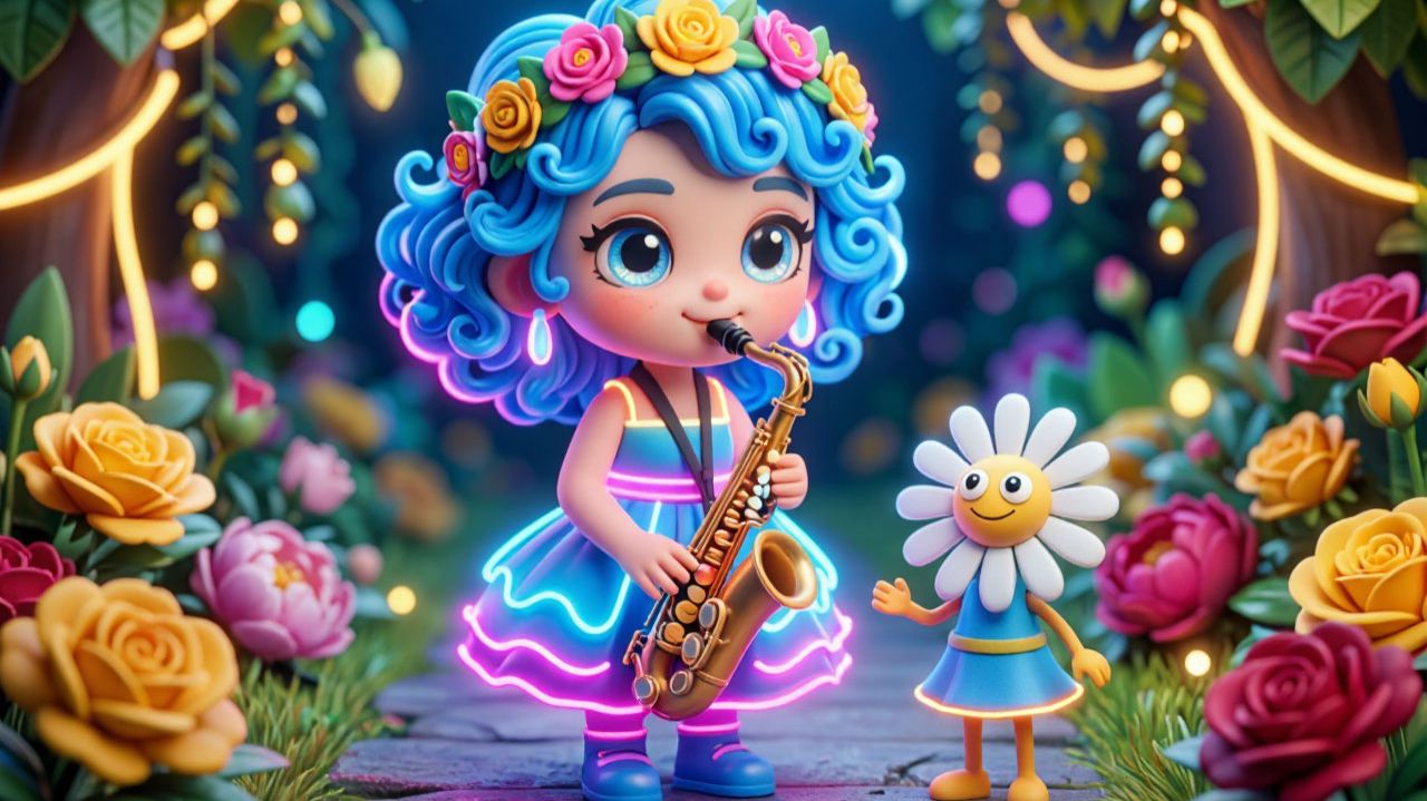 🎷ЦВЕТОЧНЫЙ ДЖАЗ!🌺 ВОЛШЕБНАЯ МУЛЬТИК-ПЕСЕНКА | Развивающие детские песни и мультики