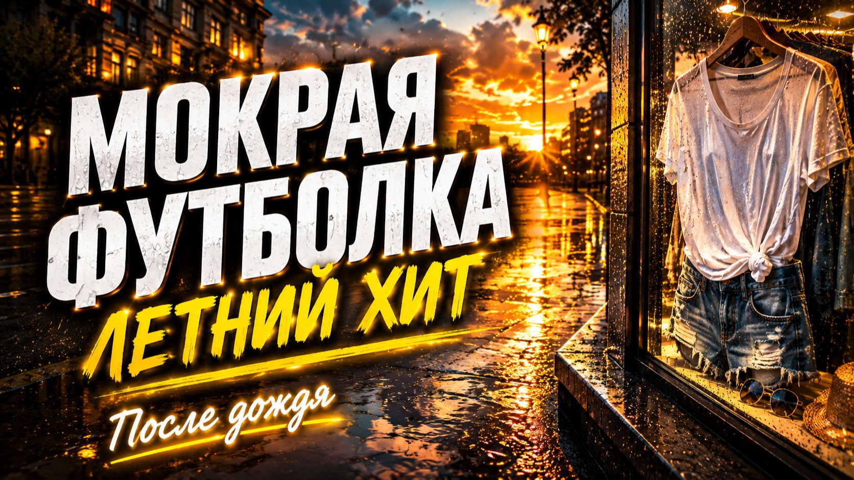 Мокрая футболка — песня про летний дождь и случайную встречу