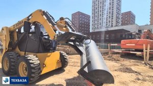 Мини-погрузчик XGMA XG 3120 на объекте клиента