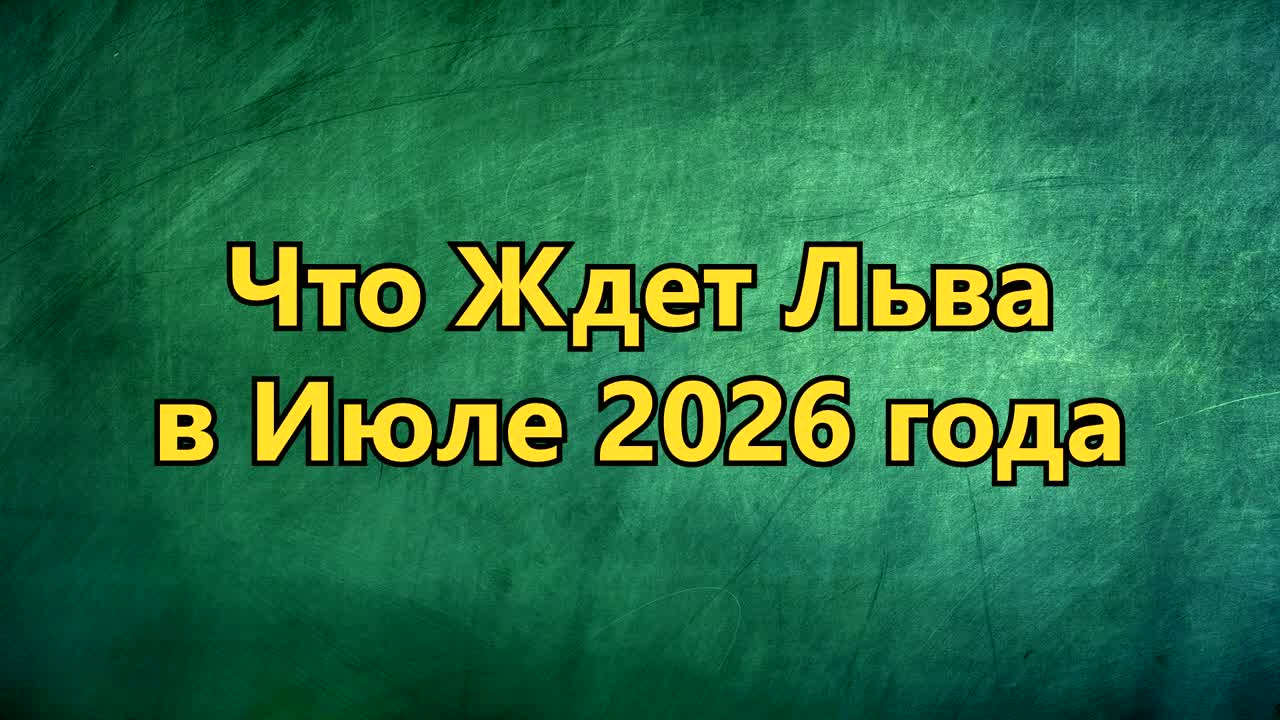 Что Ждет ЛЬВА в ИЮЛЕ в 2026 года