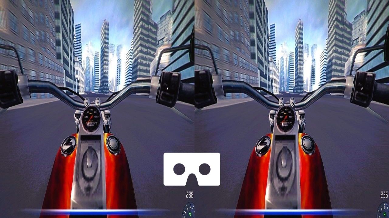 Biker Simulator 3D VR video SBS VR Box смотреть онлайн