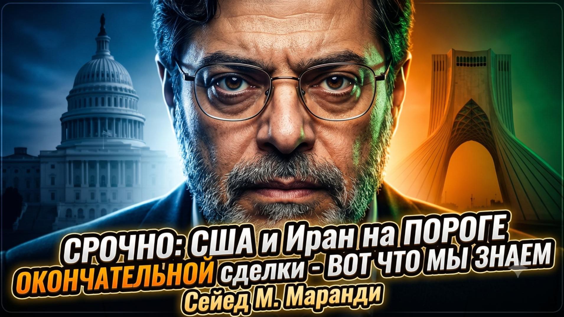 🔥Сейед М. Маранди | КОНЕЦ ВРАЖДЕ? США и Иран в двух шагах от сделки