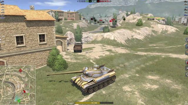 WoT Blitz Что это было?! Баг, жесткое невезение или счастливая удача?! Я играл катку после боя! #48
