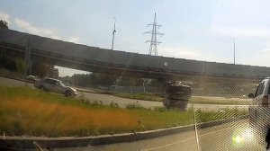 Момент ДТП на Змеиногорском тракте
