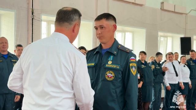 В ГУ МЧС России по Пермскому краю состоялась церемония, приуроченная к Дню России и Дню города Перми