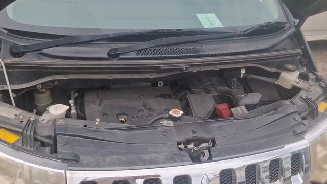 Тест перед разбором в Японий 877# Mitsubishi Модель Delica D:5 CV5W 4B12 пробег 160577т.км