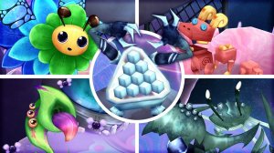 Космическое Убежище - Все Монстры, Звуки и Анимации Волна 2 (Фанмейд, My Singing Monsters)