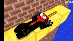 vs Bad Guys : Throw Sticks - Funny Minecraft Animation