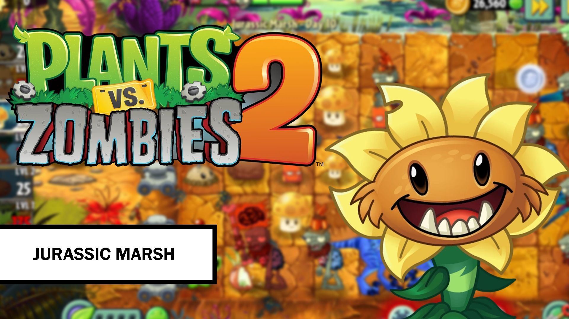 Plants vs. Zombies 2. Jurassic Marsh ➤ ПРОХОЖДЕНИЕ БЕЗ КОММЕНТАРИЕВ #9