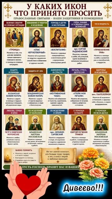 Молитва всем святым!!!