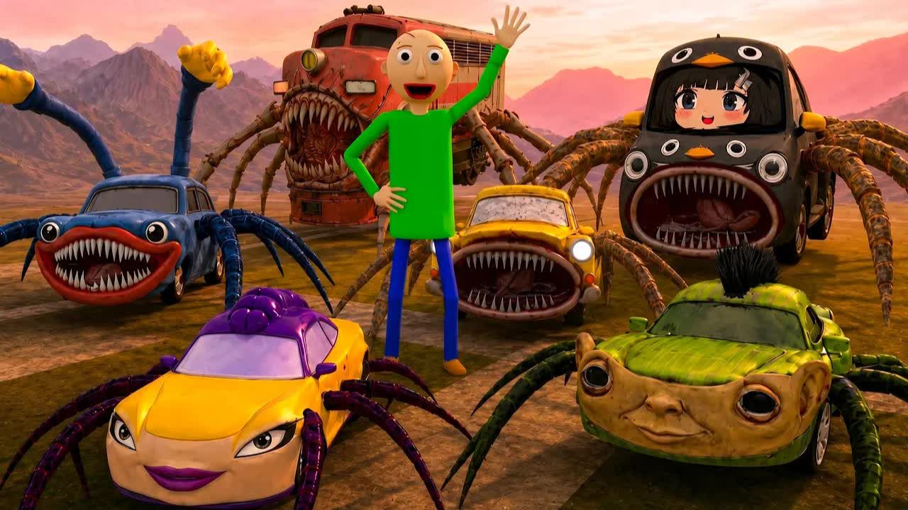 БАЛДИ ПРОТИВ ВСЕХ ПОЖИРАТЕЛЕЙ МАШИН: ХАГГИ, ГУГУ ГАГА И РУМИ В GARRY'S MOD смотреть онлайн