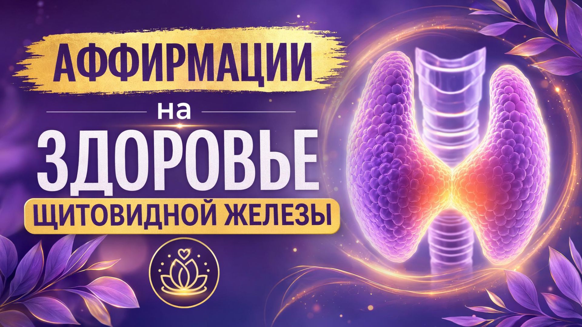 Аффирмации для здоровья щитовидной железы.