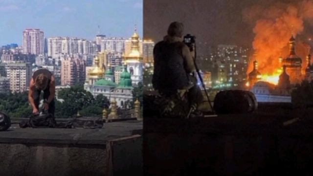 Вокруг повреждений Киево-Печерской лавры появляются всё новые вопросы.Журналист до прилёта снимал ла смотреть онлайн