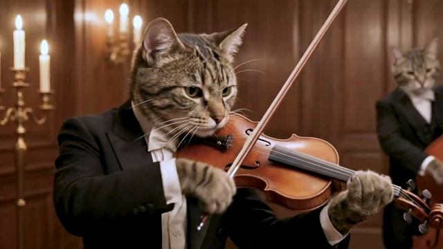 Очи чёрные, очи страстные [Поют коты] смотреть онлайн