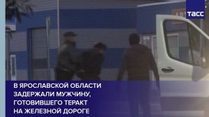 В Ярославской области задержали мужчину, готовившего теракт на железной дороге, сообщает ФСБ