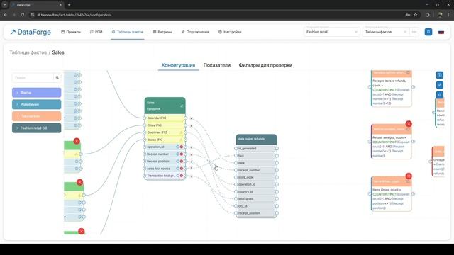 Модель данных без хаоса: факты, PK/FK и проверка показателей в DataForge