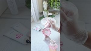 Гербера из зефира
