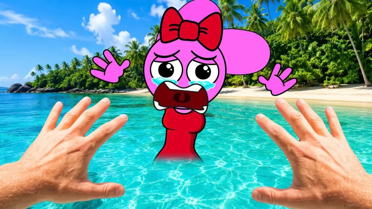 🏄♀️ ПИНКИ И Я КАТАЛИСЬ НА СЁРФЕ! 🌴 А ПОТОМ ПИЛА КОКОСОВЫЙ НАПИТОК 🥥🌊