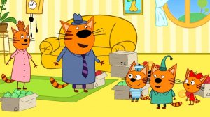Три кота! Новые серии - Посылка, Не просто Яблоки - игра! Яркие мультики для детей смотреть!