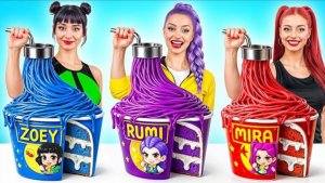 Кулинарное испытание с охотниками на демонов KPop. Вкусные кухонные лайфхаки и челленджи.